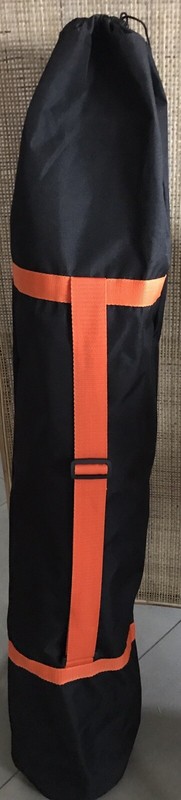 Sac De Transport Pour Pieds DâEnceinte Forme Tubulaire Noir, Anse Orange -110 Cm
