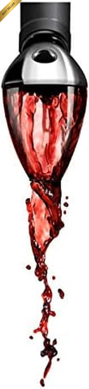 Wine Aerator Pourer 7-Inch Black