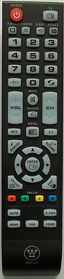Original New Westinghouse Remote Control RMT21 for CW40T6DW CW40T8GW CW40T2RW 