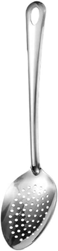 Slotted Spoons for Cooking and Baking,Nonstick Strainer Spoon with Ergonomic Han