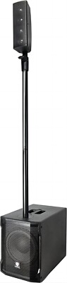 PRORECK CLUB 2000 1000W Powered 10-inch PA System Loud Speaker Combo Set Party