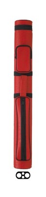 ACTION AC22 Tube Style Hard Vinyl Cue Case, 2x2 Pool Stick Billiards Travelin...