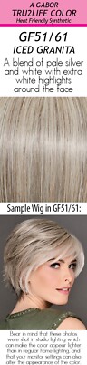 ALLURING LOCKS Wig by GABOR *ANY COLOR Lace Front, Mono Top, Designer Series NEW