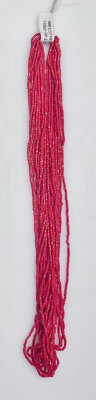 Hank of 10/0 2 Cut Seed Beads - Red
