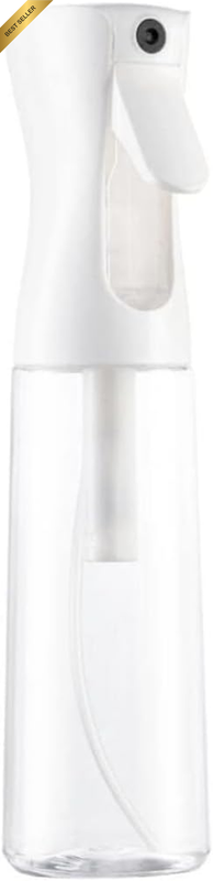 Continuous Spray Bottle for Hair – Ultra-Fine Mist Mister, Refillable & Leak-Pro