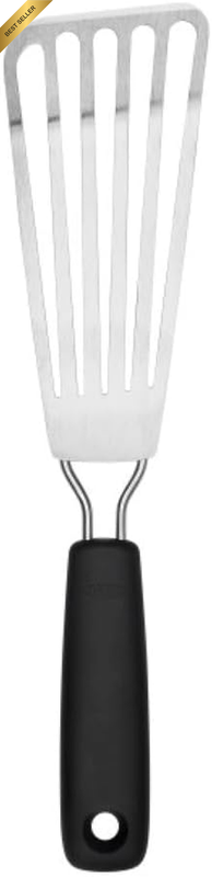 11240800 Good Grips Stainless Steel Little Fish Turner | for Lifting, Flipping a