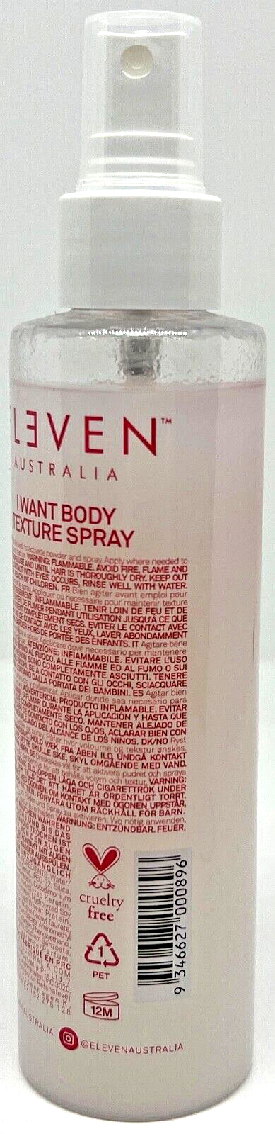 ELEVEN AUSTRALIA I WANT BODY TEXTURE SPRAY 5.9 OZ