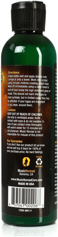 MusicNomad Cymbal Cleaner - Cleans, Polishes & Pro