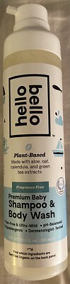 Baby Shampoo & Body Wash [10oz] Hello Bello Extra-Gentle Suitable For Newborns