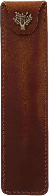 Leather Case for Pen or Fountain Pen, Durable Soft Case for Office Supplies (Bro