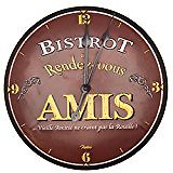 Horloges multicolores ronds pour la maison