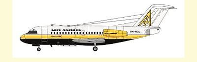 F-rsin 1/144 Fokker F-28-1000 Air Anglia FRP4088
