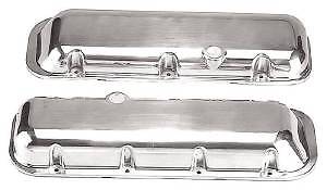 Racing Power Co. R6231-2 RACING POWER CO-PACKAGED BBC Polished Short ValveCover