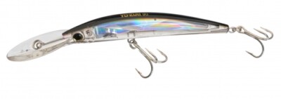  Yo-Zuri F1153-C4 Crystal 3D Minnow Deep Diver - Black Silver  130mm 5 1/4'' Lure