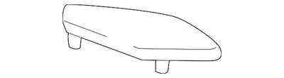Genuine Mitsubishi Spoiler Cap 6515A158