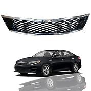 For 2016 2017 2018 Kia Optima Front Upper LX EX Radiator Grille Chrome Black