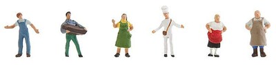 Faller 155339 1/160 / N Ensemble de Figurines Personnel Du Marché Neuf