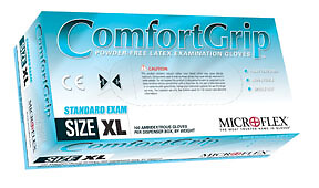 Microflex MFX-CFG900S ComfortGrip Latex Glove, Powder Free, 9.6'' Length, 5 mils 