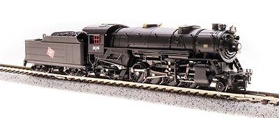 Broadway Limited 5957 N, USRA Heavy Mikado 2-8-2, Paragon 3 DCC/Sound, MILW, 376