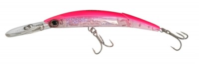 Yo-Zuri F1155-PK Crystal 3D Minnow Deep Diver Jointed Florescent Pink 130mm Lure
