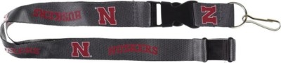 NEBRASKA - CHARCOAL LANYARD - BRAND NEW NCAA - CCP-LN-095-01-CH
