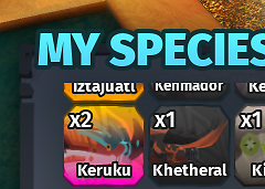 Roblox - Creature Di Sonaria - Specie Keruku (Oggetto Virtuale In Gioco)