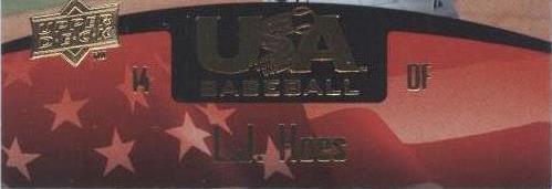 2008 Upper Deck 2007 USA Baseball National Teams - L.J. Hoes #37