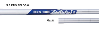 NEW Nippon N.S.PRO ZELOS 8, .355 Taper, R Flex,  4 to W,W,W,W Set, 10 Pieces