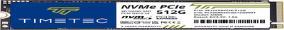 512GB SSD Nvme Pcie Gen3X4 8Gb/S M.2 2280 3D NAND High Performance SLC Cache Rea