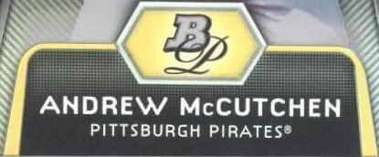 2012 Bowman Platinum - Andrew McCutchen #CES-AM