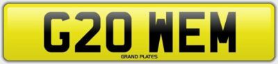 GROW EM LOVE TO GROW NUMBER PLATE G20 WEM UK CAR REG GROWER GARDENER GARDENING