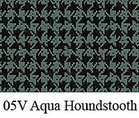 05V Aqua Houndstooth
