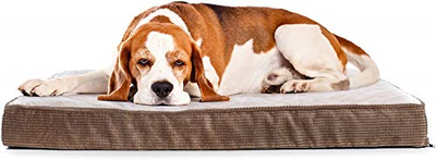 Milliard Quilted Padded Orthopedic Dog Bed, Egg Crate Foam with Plush Pillow Top