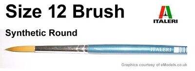 ITALERI 51215 BRUSH PENNELLO SINTETICO PUNTA TONDA 12 NUOVO