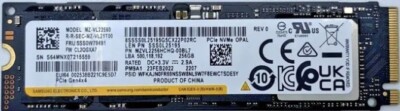 256GB SSD Samsung PM9A1 MZ-VL22560 PCIe Gen4x4 NVMe M.2 2280 MZVL2256HCHQ 80mm
