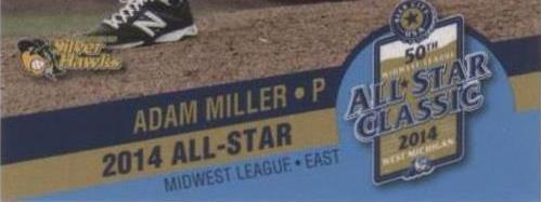 2014 Choice Midwest League All-Stars - Adam Miller #30