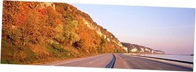 Posterazzi along River Road Alton Illinois USA Poster Print, (27 x 9) 