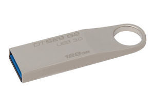 Clé USB Kingston DataTraveler Duo 128GB - Double Connecteur USB-A + USB-C 3.2 - Transfert Facile, Garantie 5 Ans