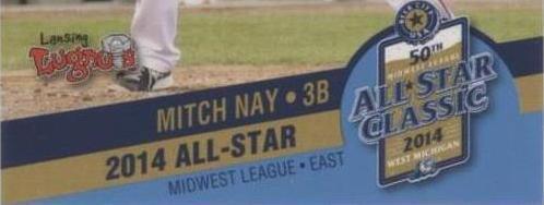 2014 Choice Midwest League All-Stars - Mitch Nay #24