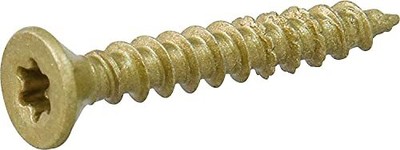 Power Pro Premium One Multi-Material Flat Head Screws, Epoxy Coated Steel, Fa...