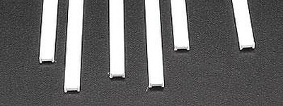 Plastruct I Beam Styrene 5/32 (6) - Model Scratch Building Plastic Strips