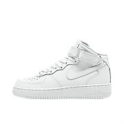 

Nike Air Force 1 Mid LE для больших детей, белые/белые (DH2933 111), White/white