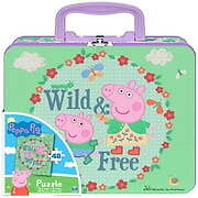 Peppa Pig 48 Piece Jigsaw Puzzle in Tin with Handle