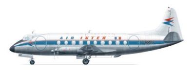F-rsin 1/144 Vickers Viscount 700 Air Inter FRP4049