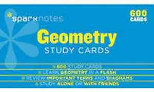 Geometry SparkNotes Study Cards - Cards, by SparkNotes; SparkNotes - Good