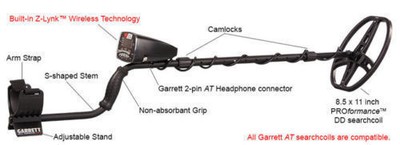 Garrett AT MAX Metal Detector With MS3 HP, Pro-Pointer AT, Pouch, Digger & MORE