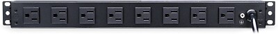 CyberPower 10-Outlet 100-125V, 15A, Rackmount Metered PDU - (PDU15B2F8R)