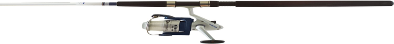 Okuma Fishing TU-702-50 Tundra Combo Spinning Reel Large, White/Blue