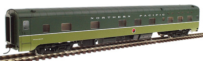 NORTHERN PACIFIC - LOEWY PULLMAN 6-6-4 SLEEPER- HO Scale -w/INTERIOR NEW RTR OOP