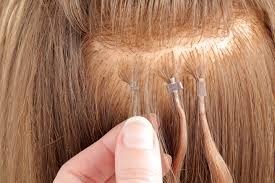 Russian Hair Extensions Flat Tapes Nano Rings Mobile Hair Stylist